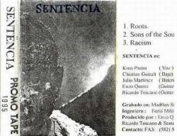 Sentencia (VEN) : Promo Tape 1995